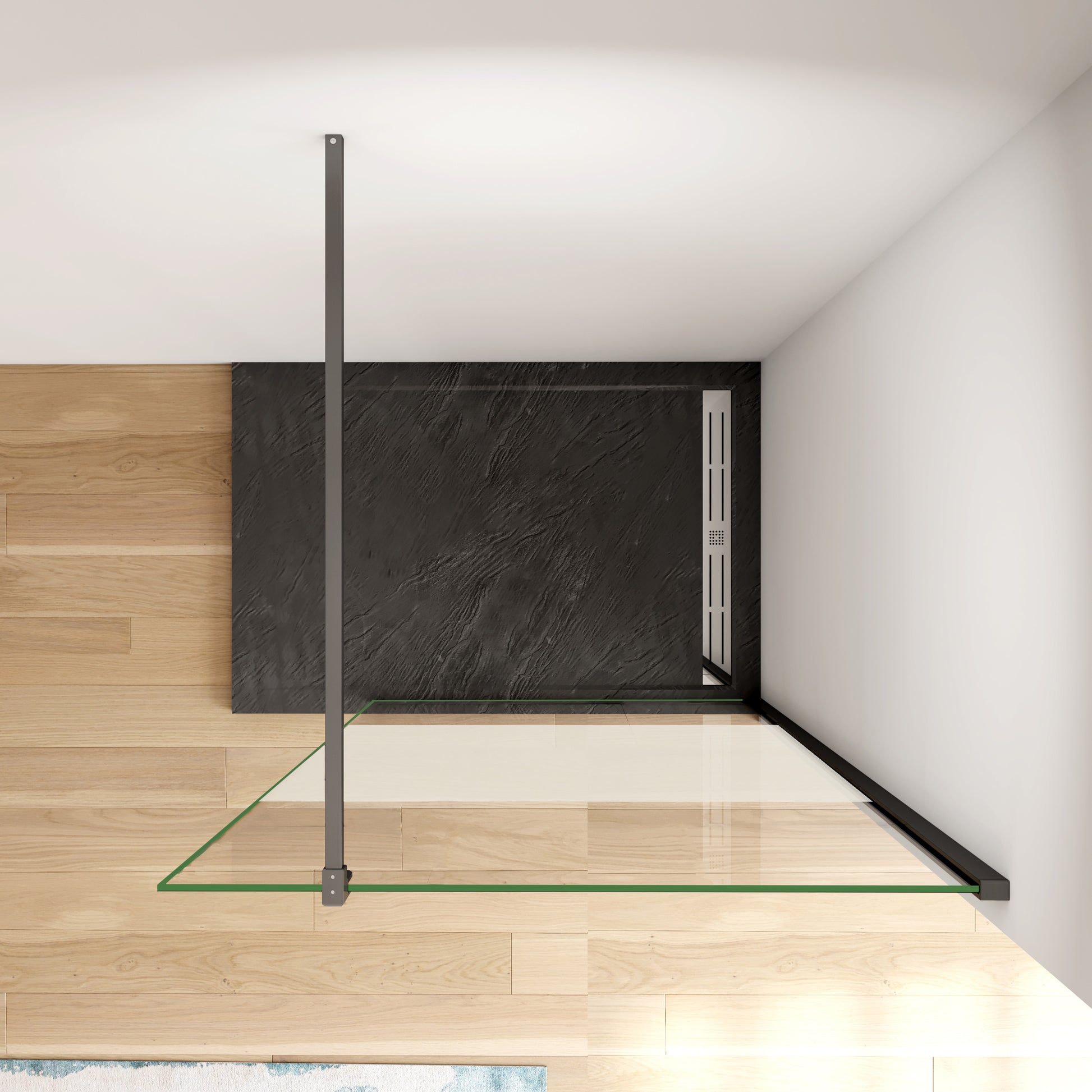 Duschkabine Falttür Drehfalttür Glas