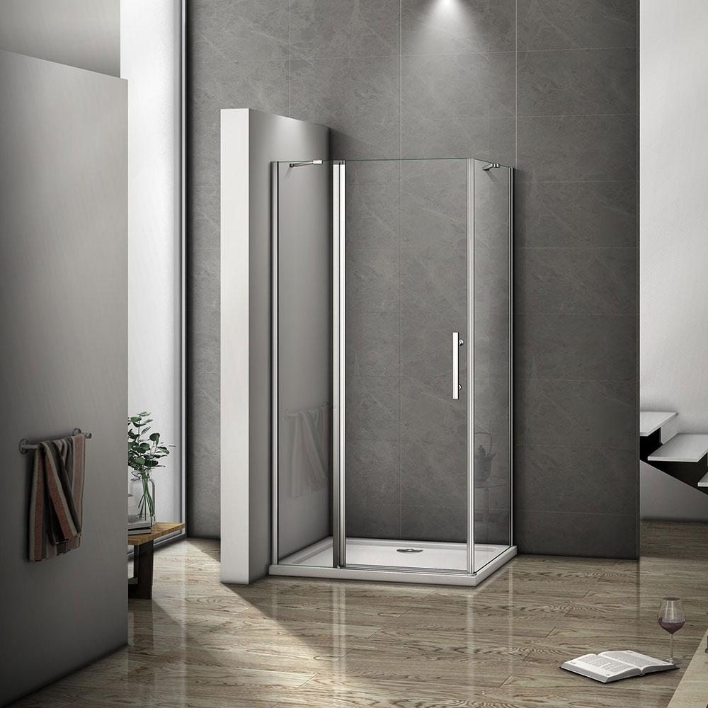 Duschkabine Falttür Drehfalttür Glas